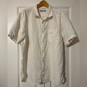 Outerknown button down shirt - salt - Large